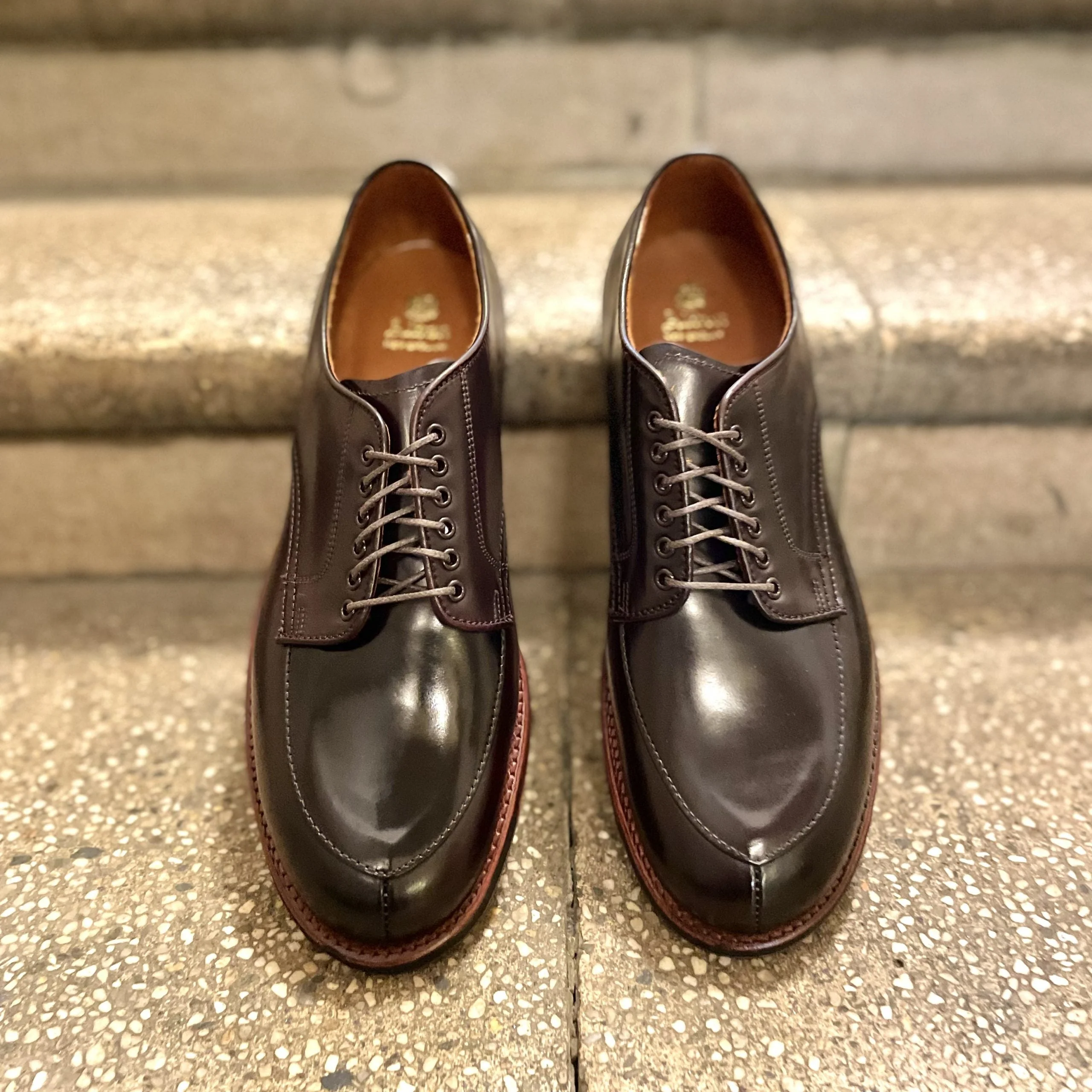 D1629C - V Tip Split Toe Blucher in Color 8 Shell - Image 4
