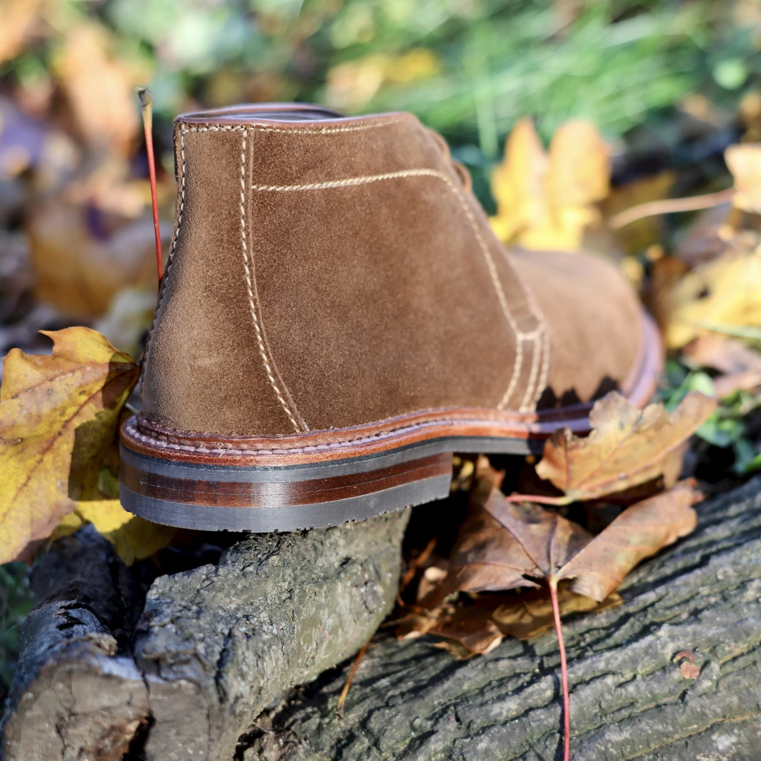 1593L - Chukka Boot with L3 Sole in Snuff Suede - Image 4