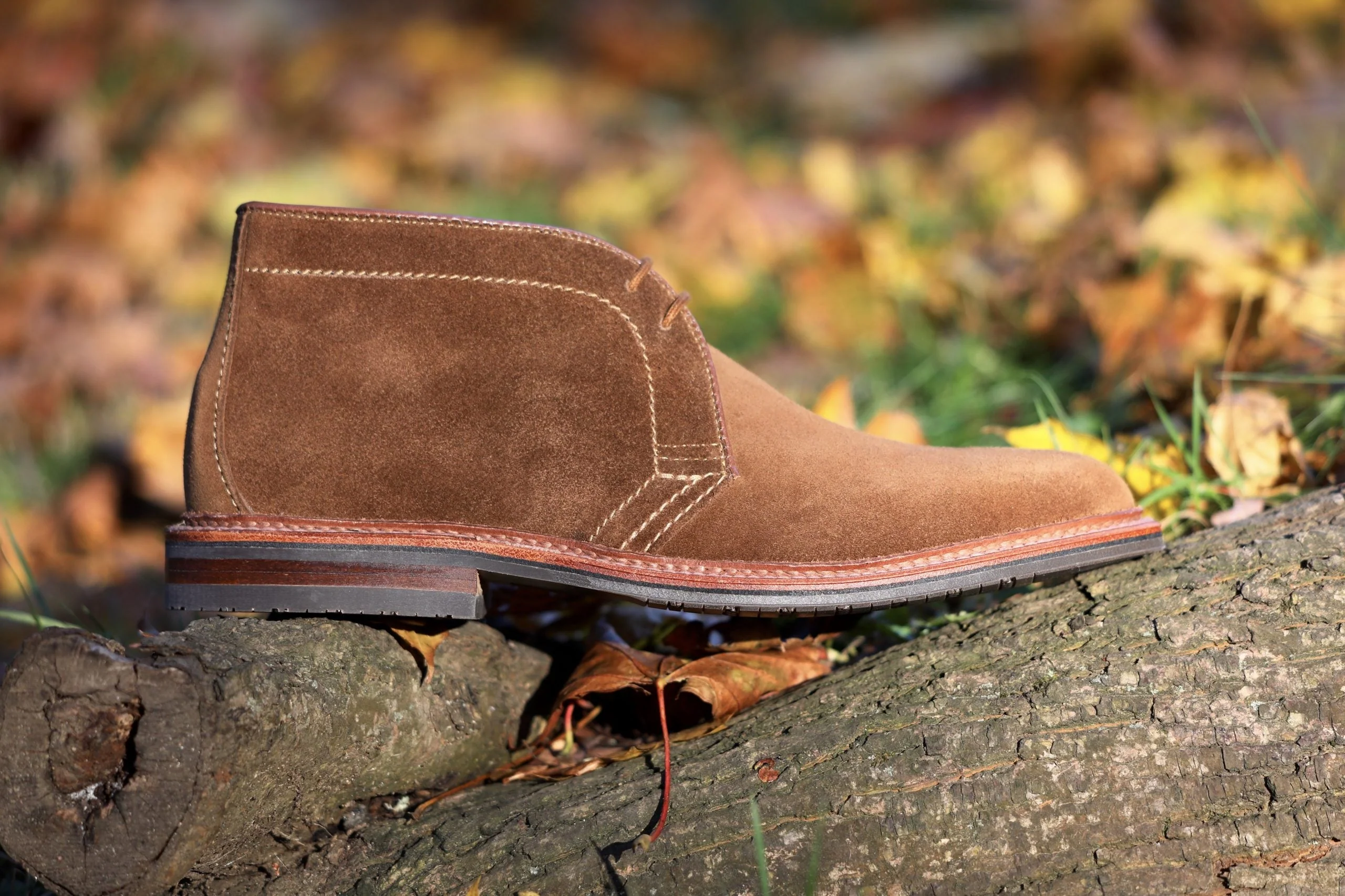 1593L - Chukka Boot with L3 Sole in Snuff Suede - Image 5