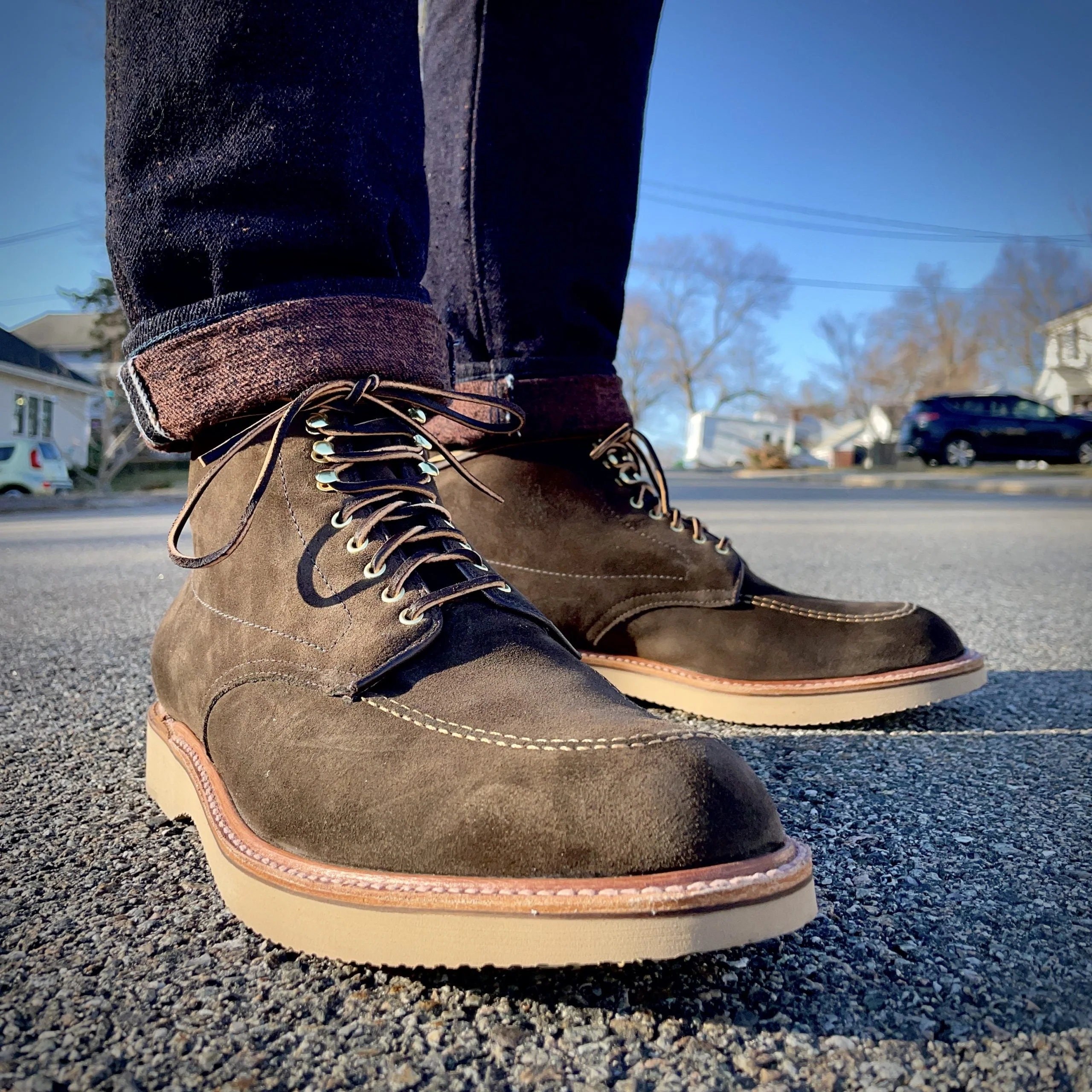 D0938H - Duncan Indy Boot in Loden Suede - Image 4