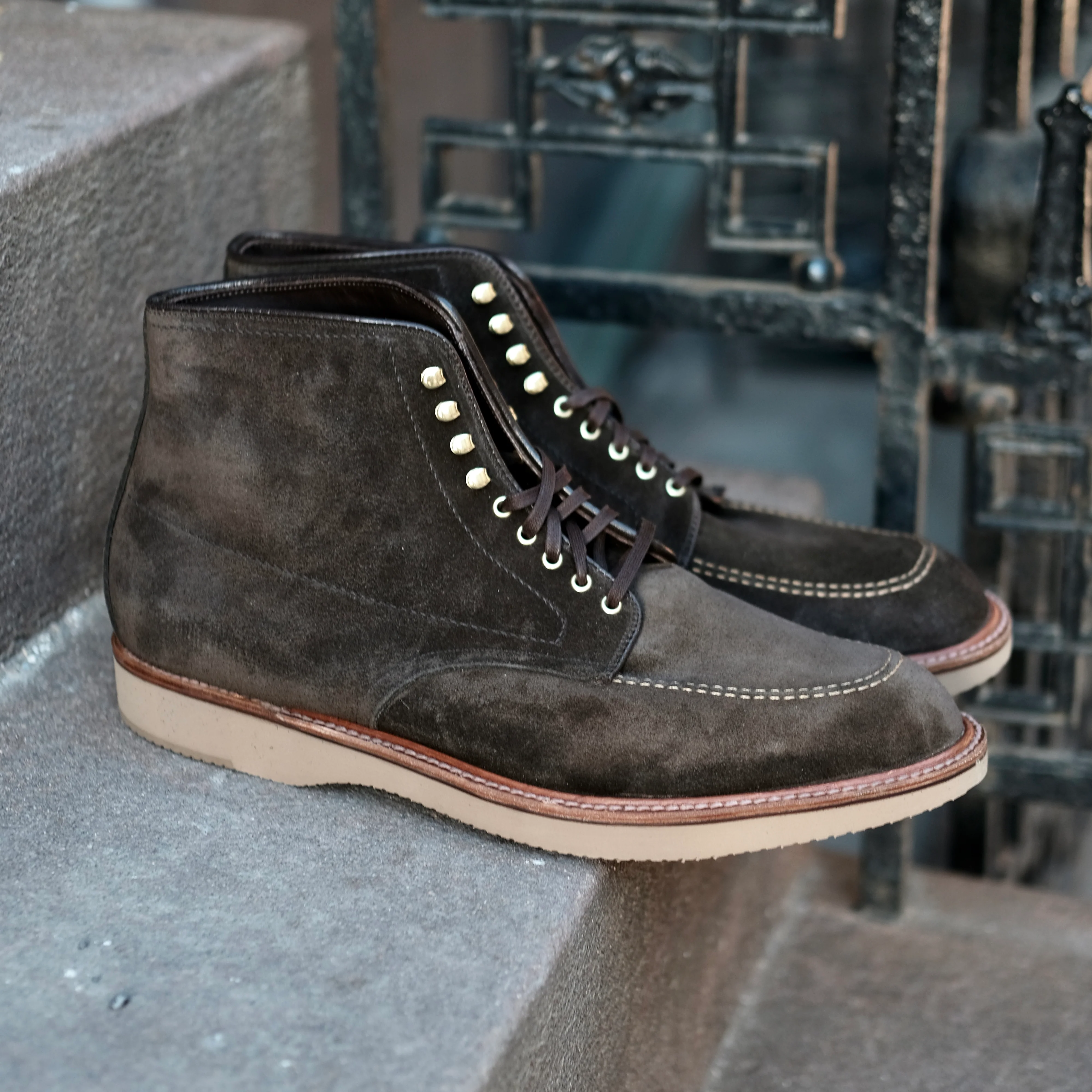 D0938H - Duncan Indy Boot in Loden Suede - Image 8