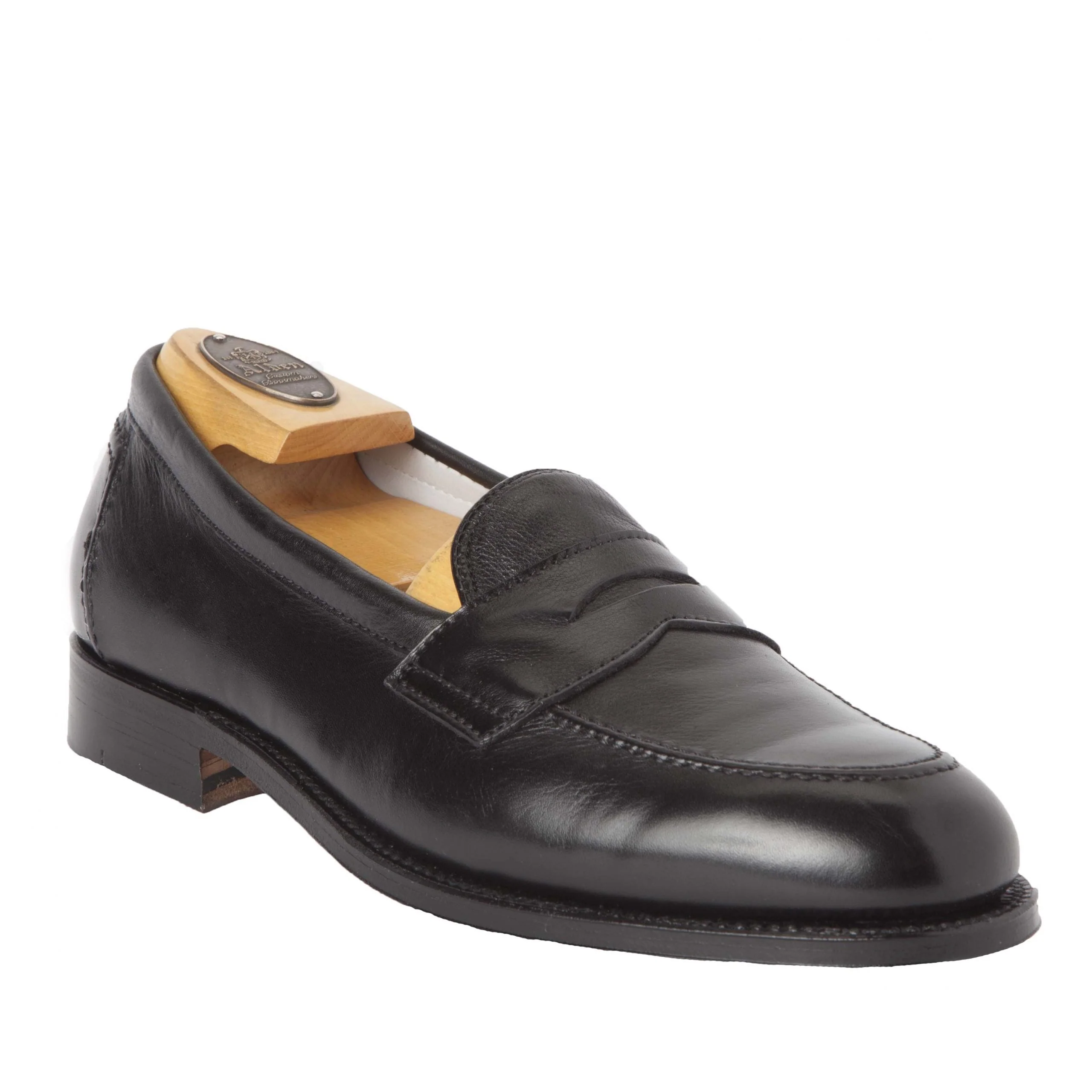 9695F - Flex Penny Loafer in Black Calfskin - Image 3