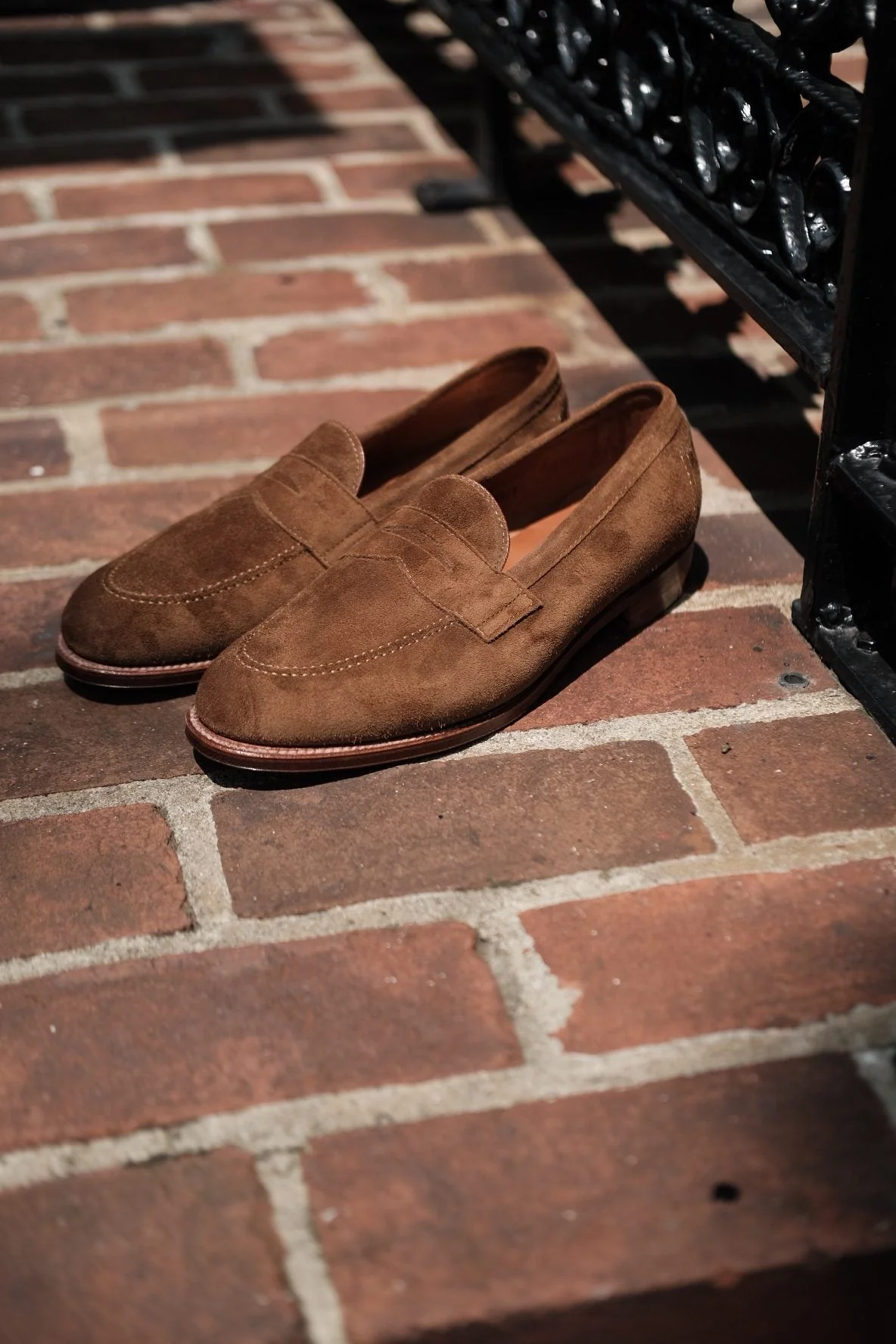 9693F - Flex Penny Loafer in Snuff Suede - Image 5