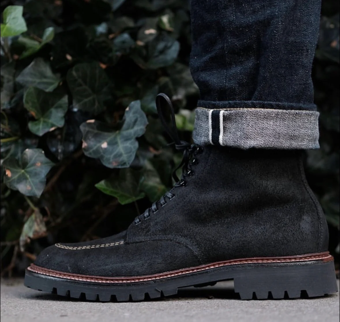 D9916H - Indy Boot in Earth Reverse Chamois - Image 3