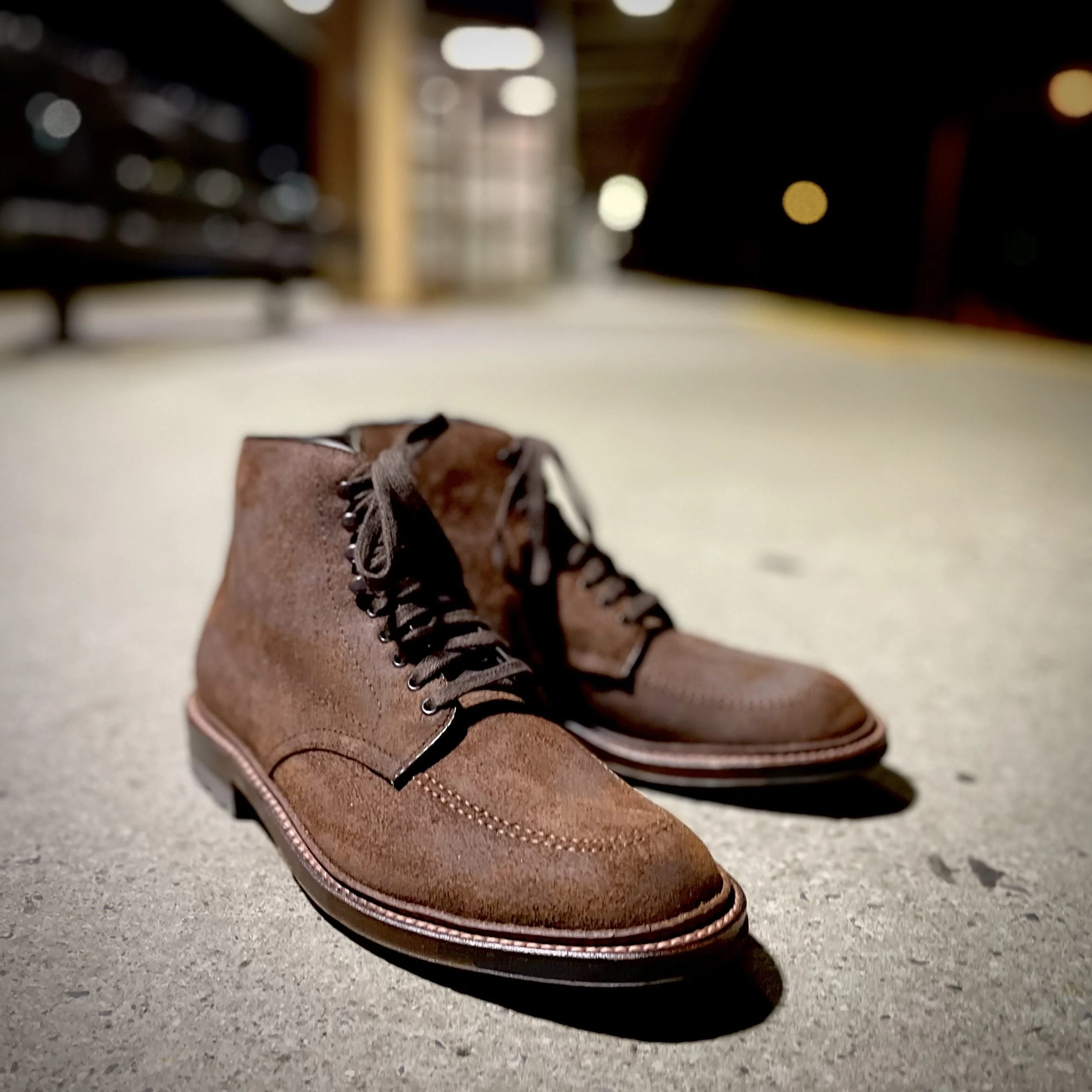 4015HC - Indy Boot in Tobacco Reverse Chamois - Image 11