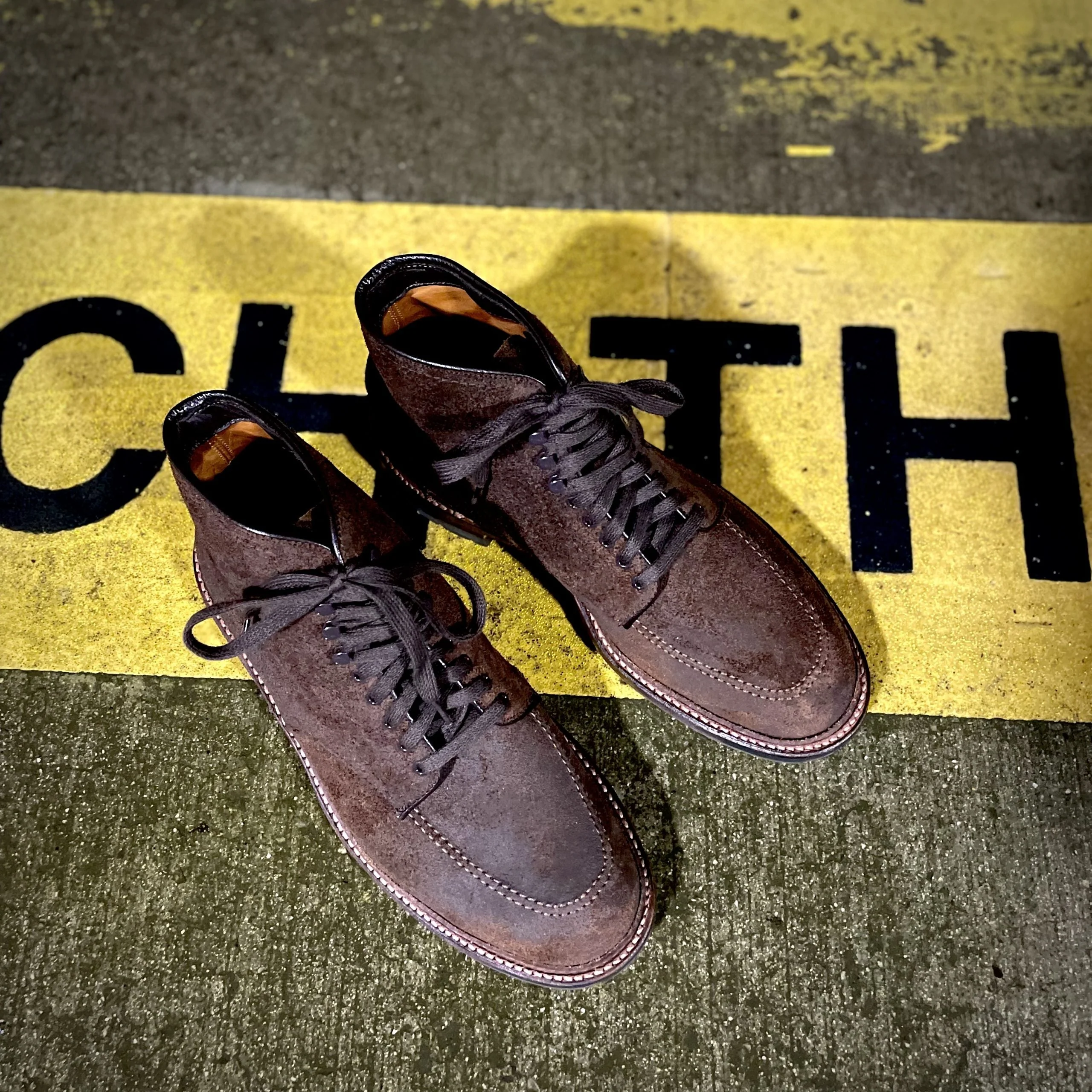 4015HC - Indy Boot in Tobacco Reverse Chamois - Image 12