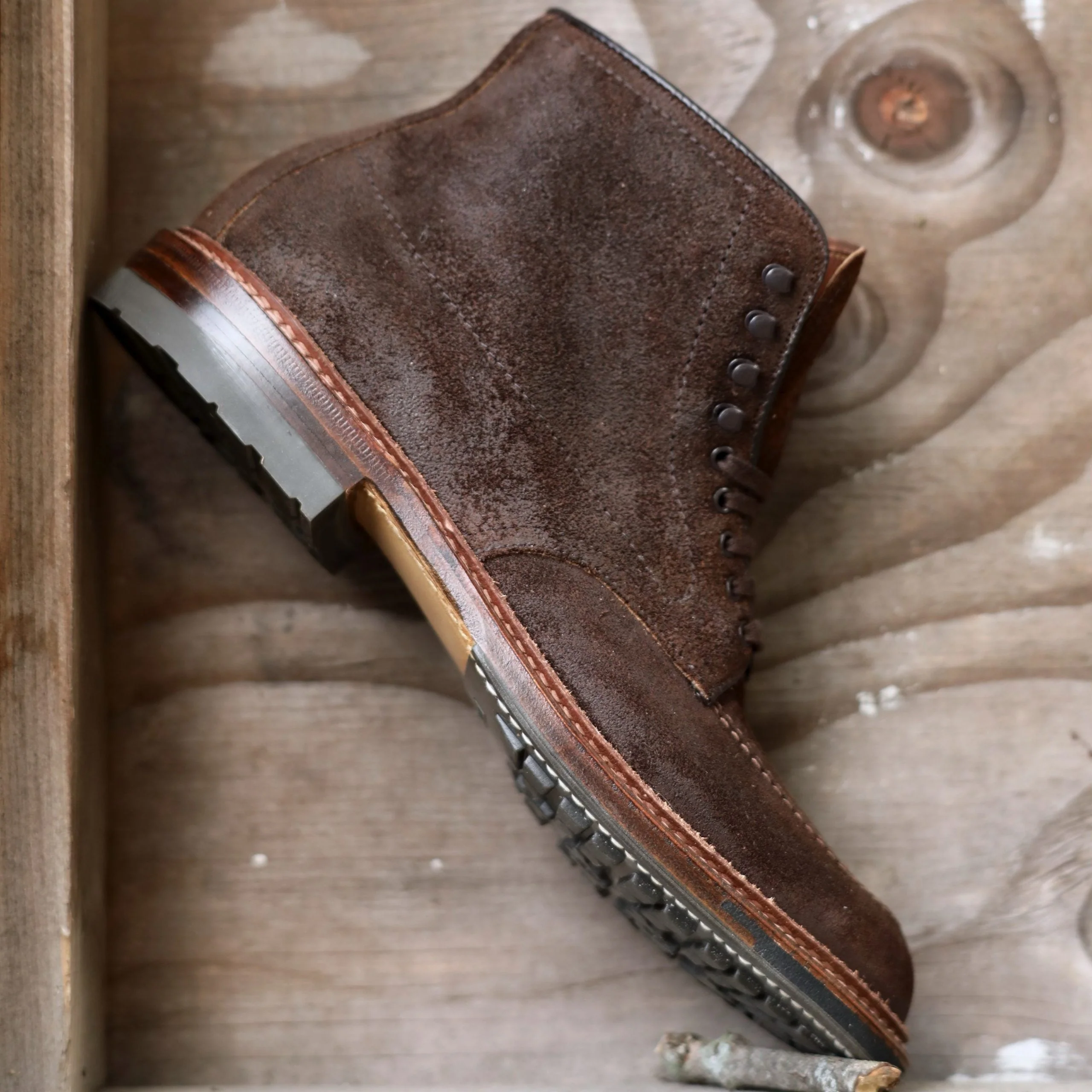 4015HC - Indy Boot in Tobacco Reverse Chamois - Image 5