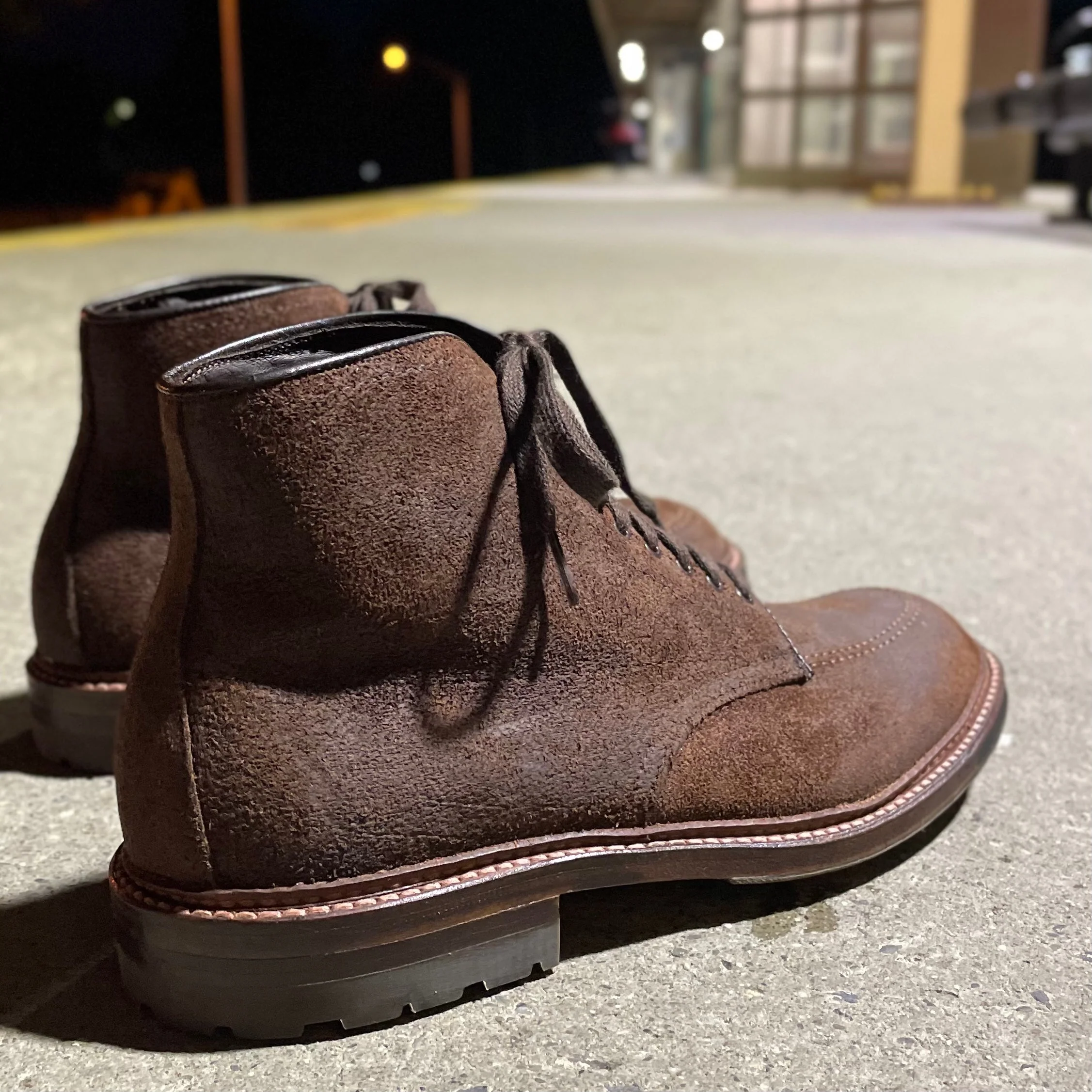 4015HC - Indy Boot in Tobacco Reverse Chamois - Image 7