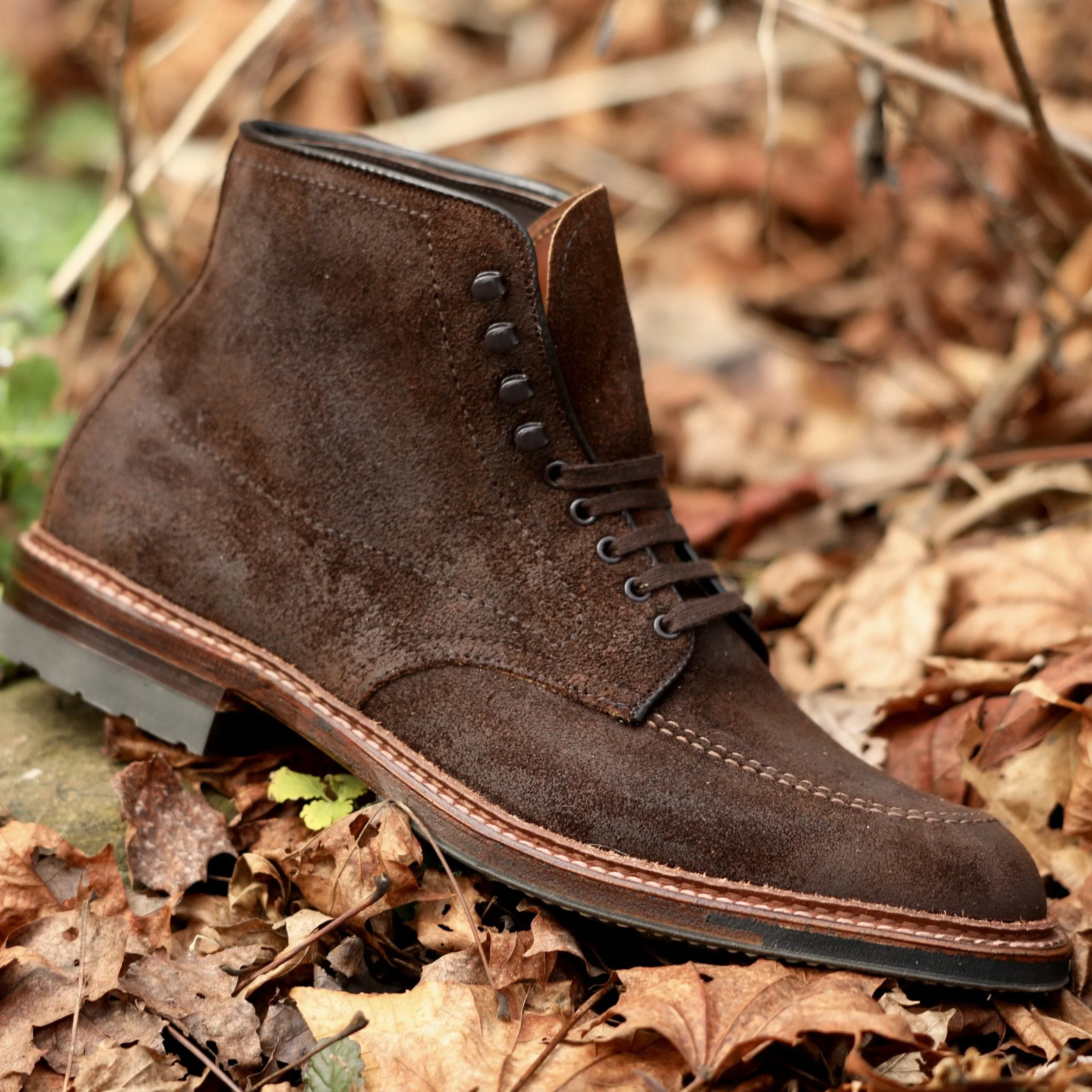 4015HC - Indy Boot in Tobacco Reverse Chamois - Image 8