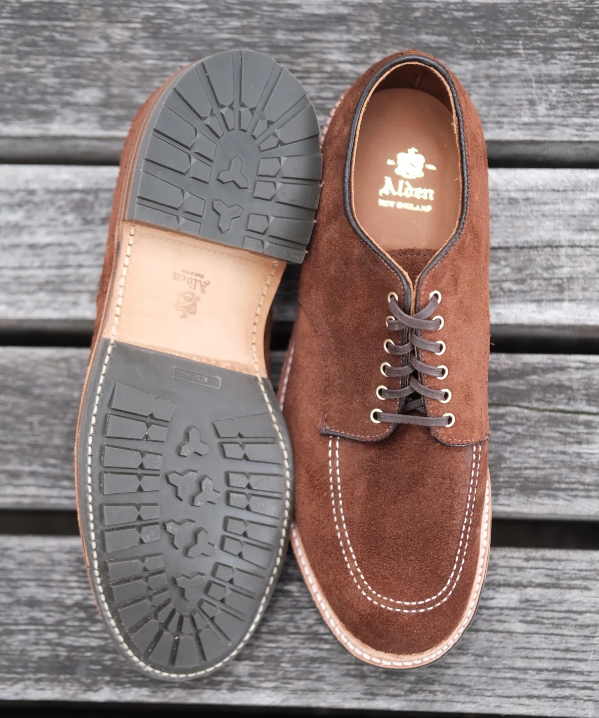 D2604C - Indy Shoe in Tobacco Reverse Chamois - Image 3