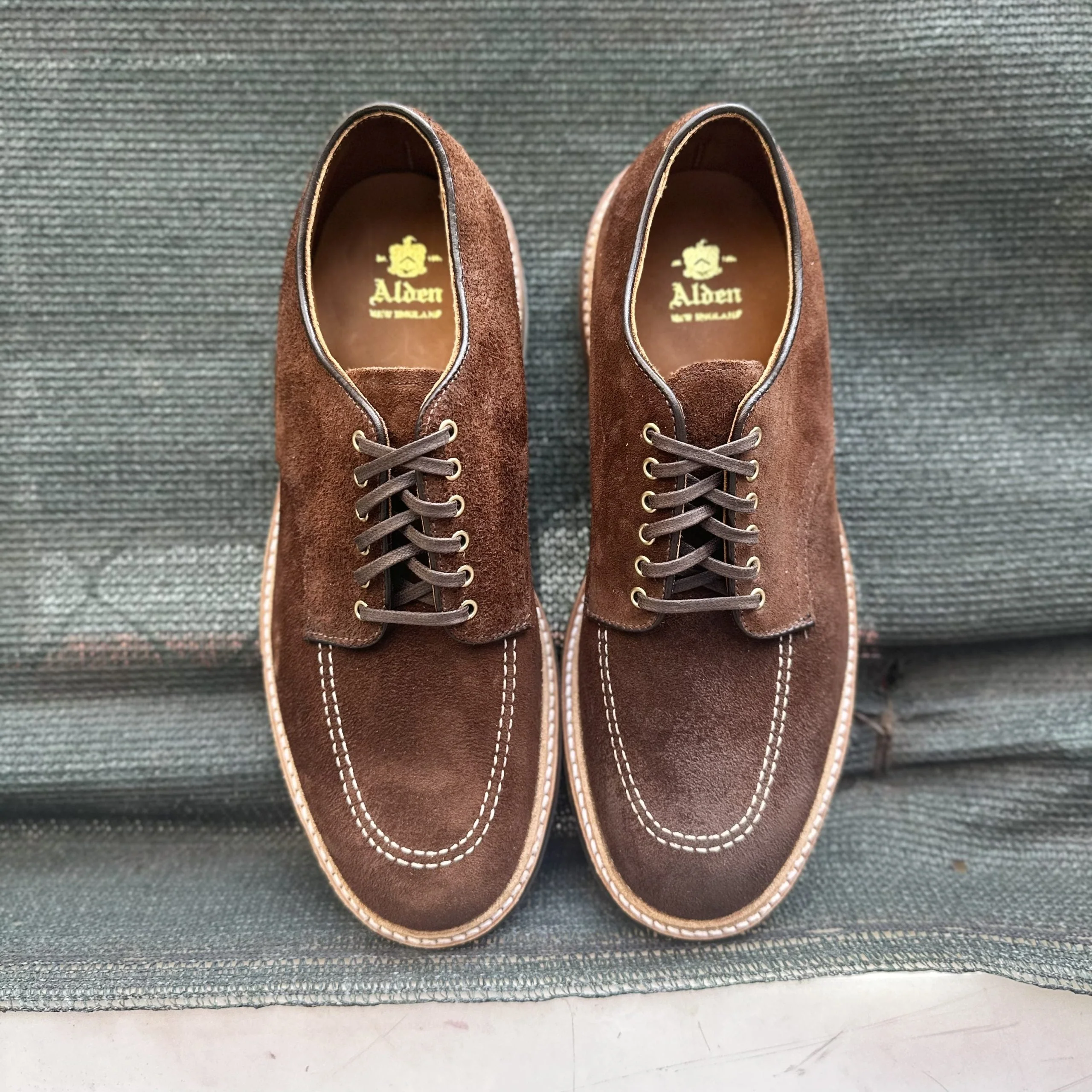D2604C - Indy Shoe in Tobacco Reverse Chamois - Image 5