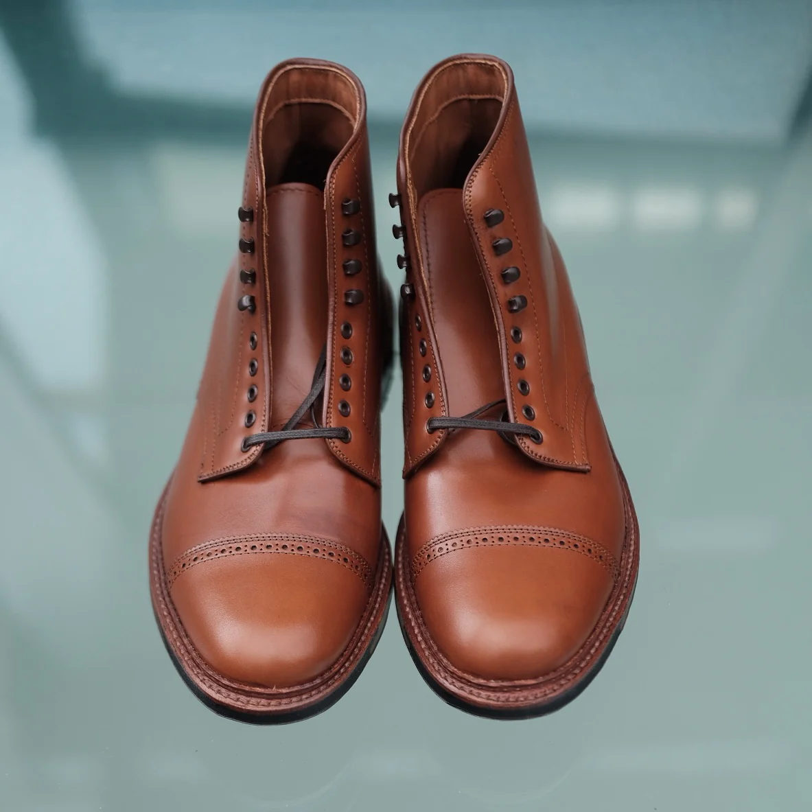 D2825HC - Jumper Boot in Burnished Tan Calfskin - Image 7