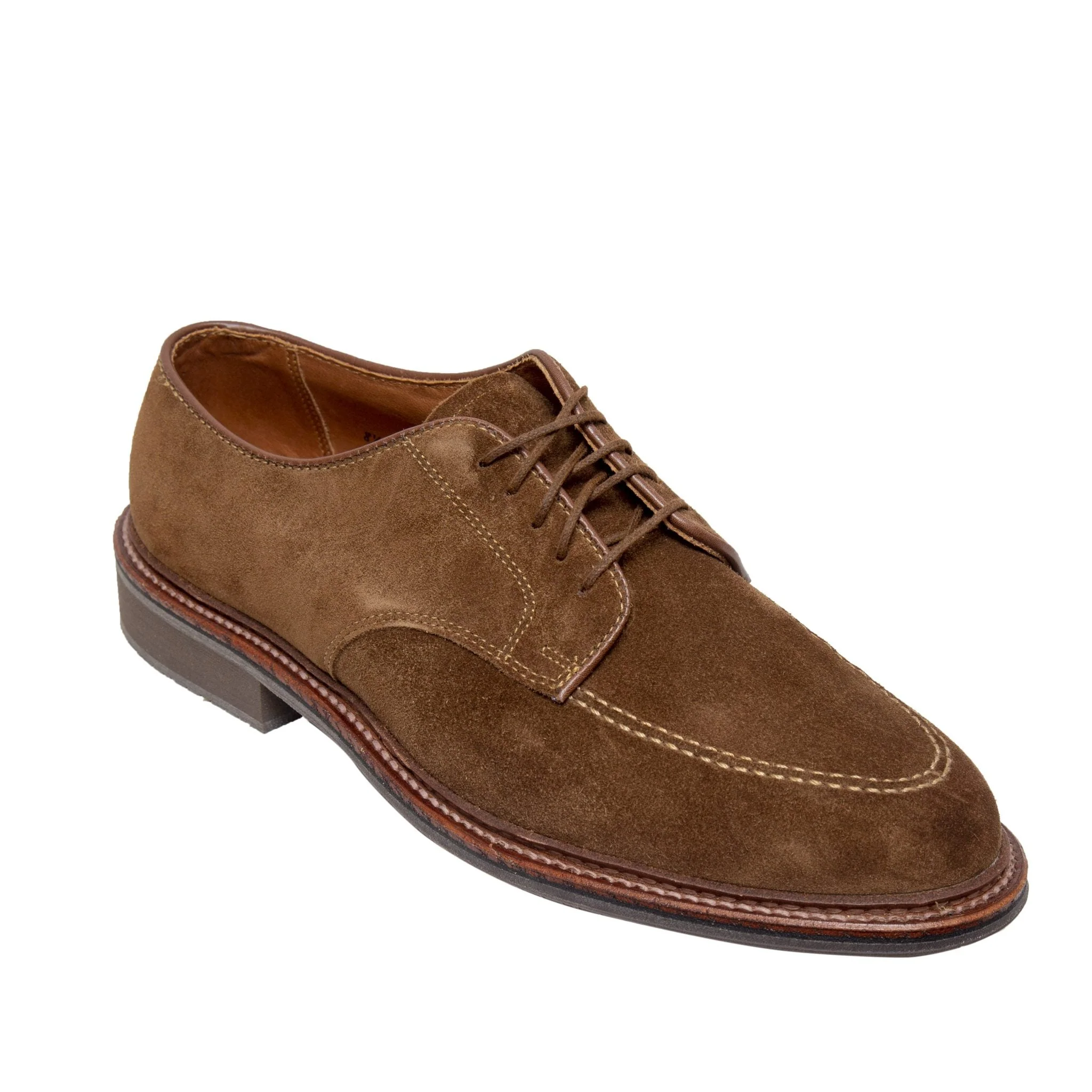 702 - Mocc Toe Blucher in Snuff Suede - Image 3