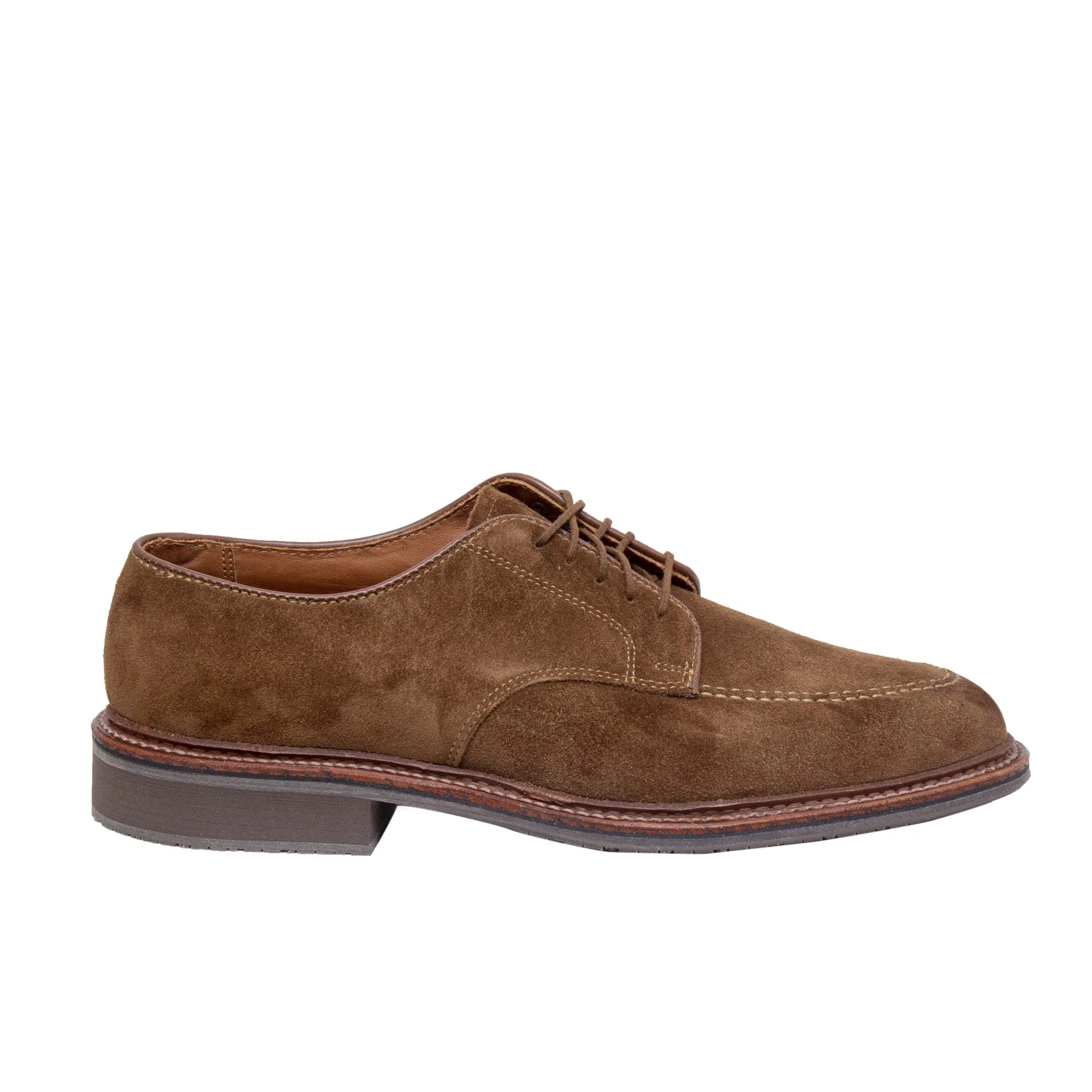 702 - Mocc Toe Blucher in Snuff Suede - Image 4