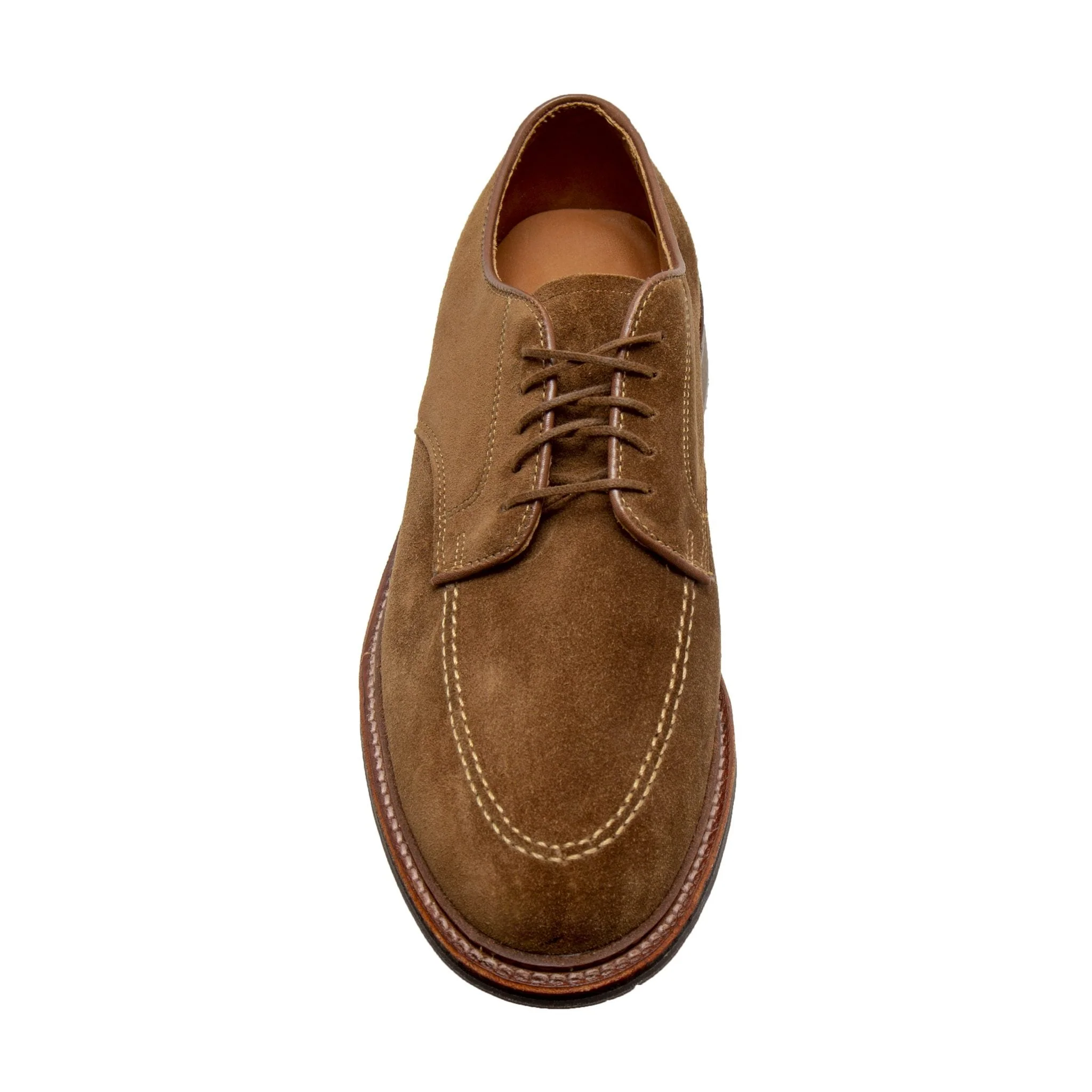 702 - Mocc Toe Blucher in Snuff Suede - Image 5