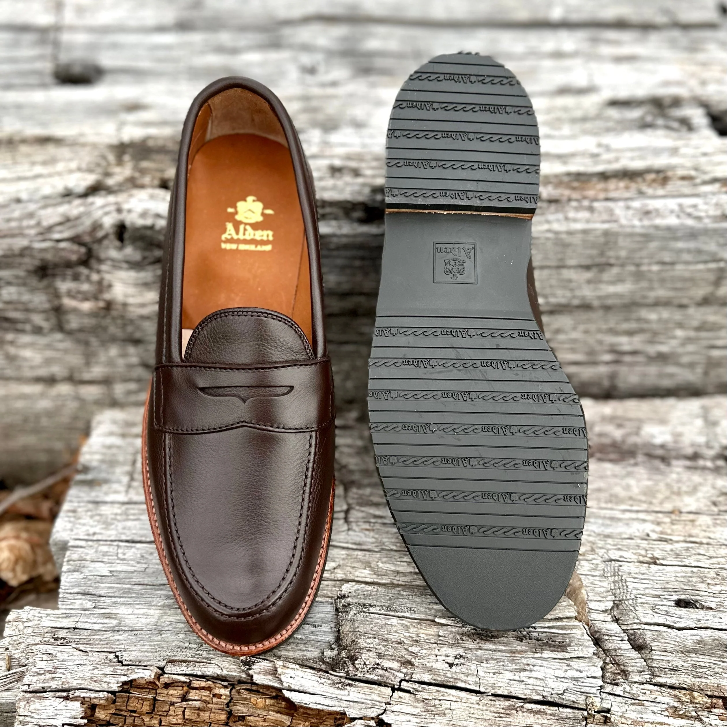 D2203L - Penny Loafer in Brown Lady Calf - Image 3