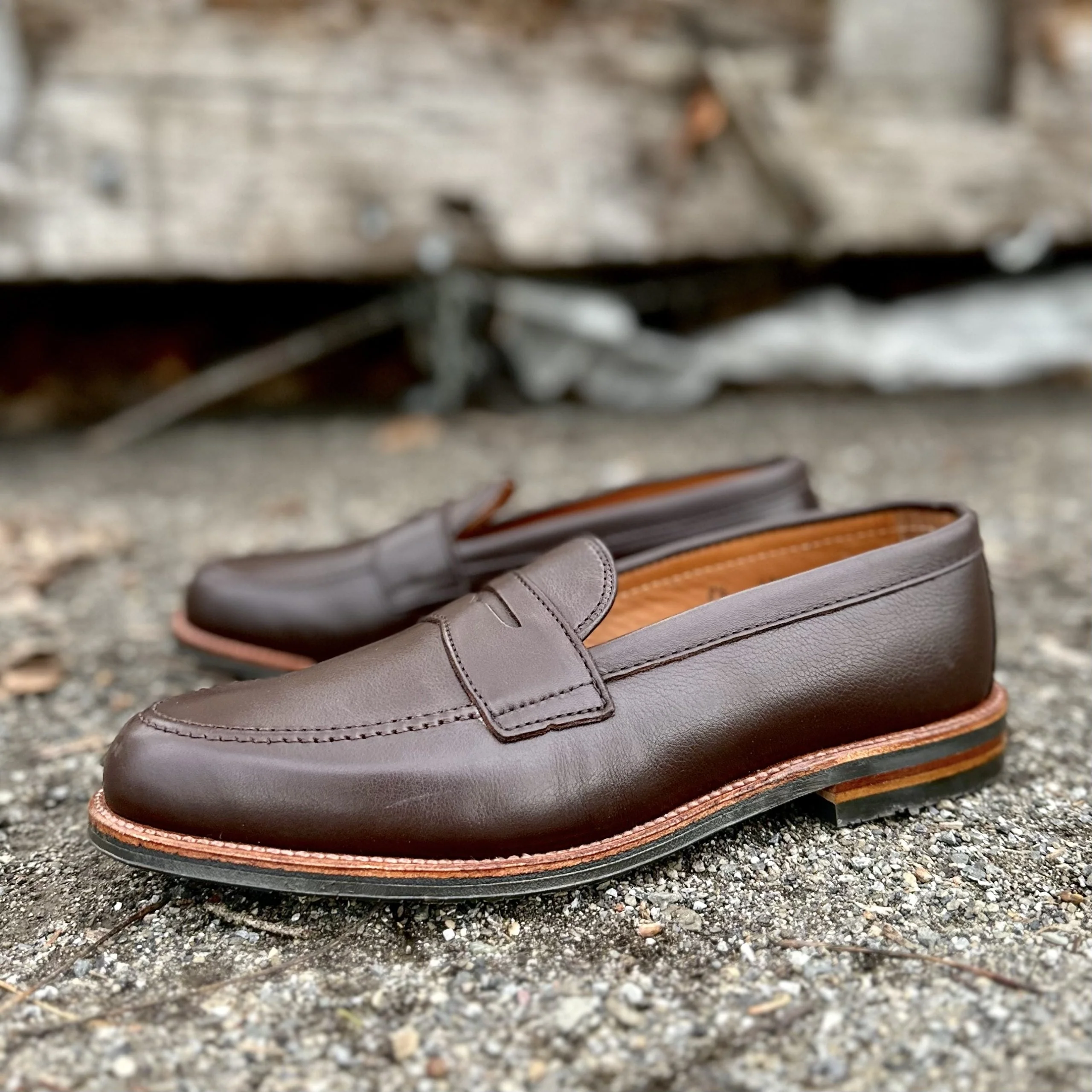 D2203L - Penny Loafer in Brown Lady Calf - Image 6