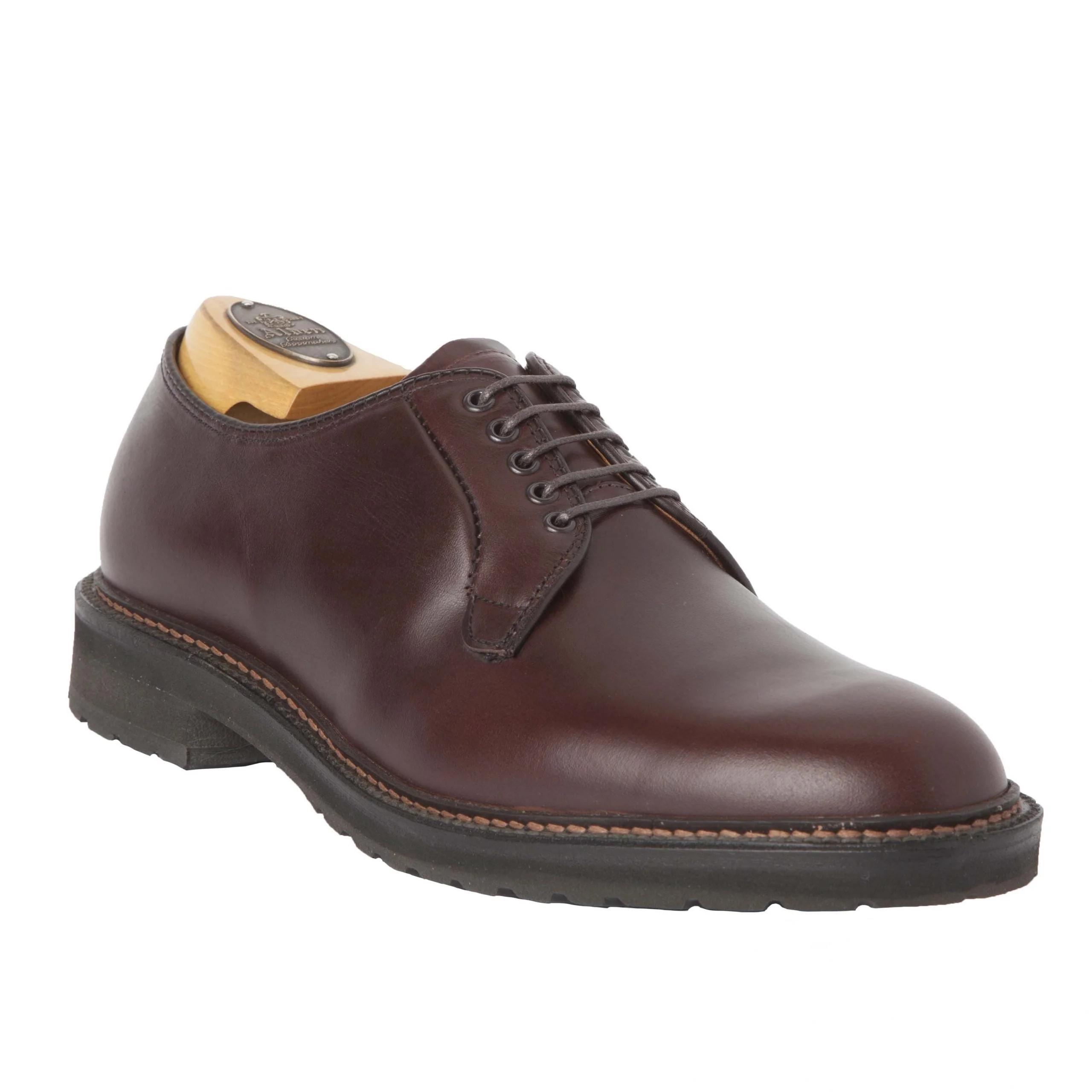 9432S - Plain Toe Blucher in Brown Chromexcel - Image 4
