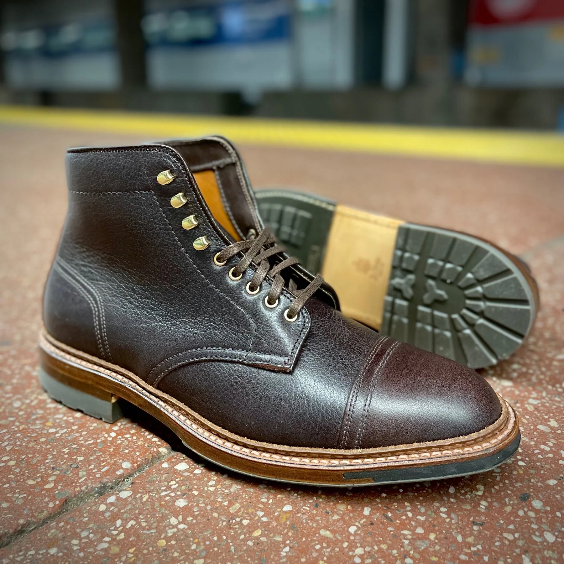 D1808HC - Stitchup 2/2 Boot in Arabica Lux7 - Image 7