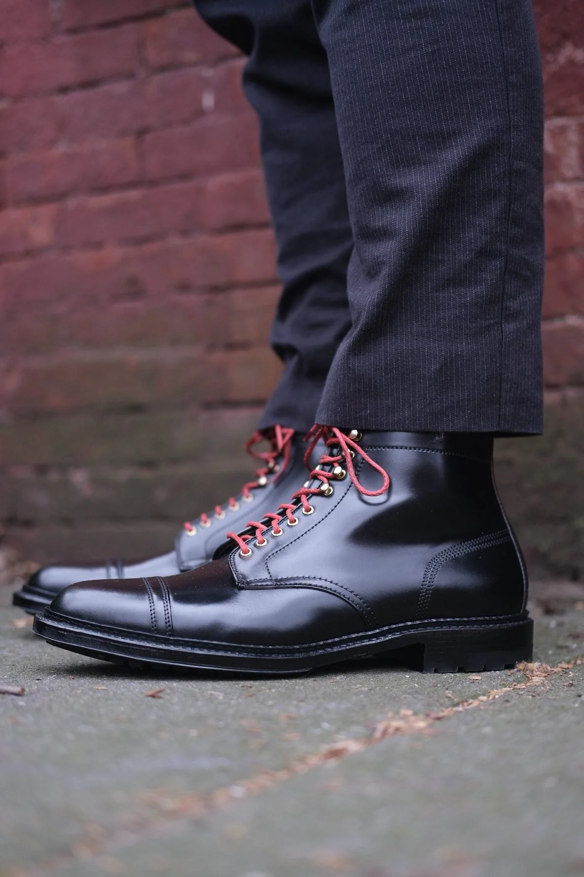 D9867HC- Stitchup 2/2 Boot in Black Shell Cordovan - Image 3