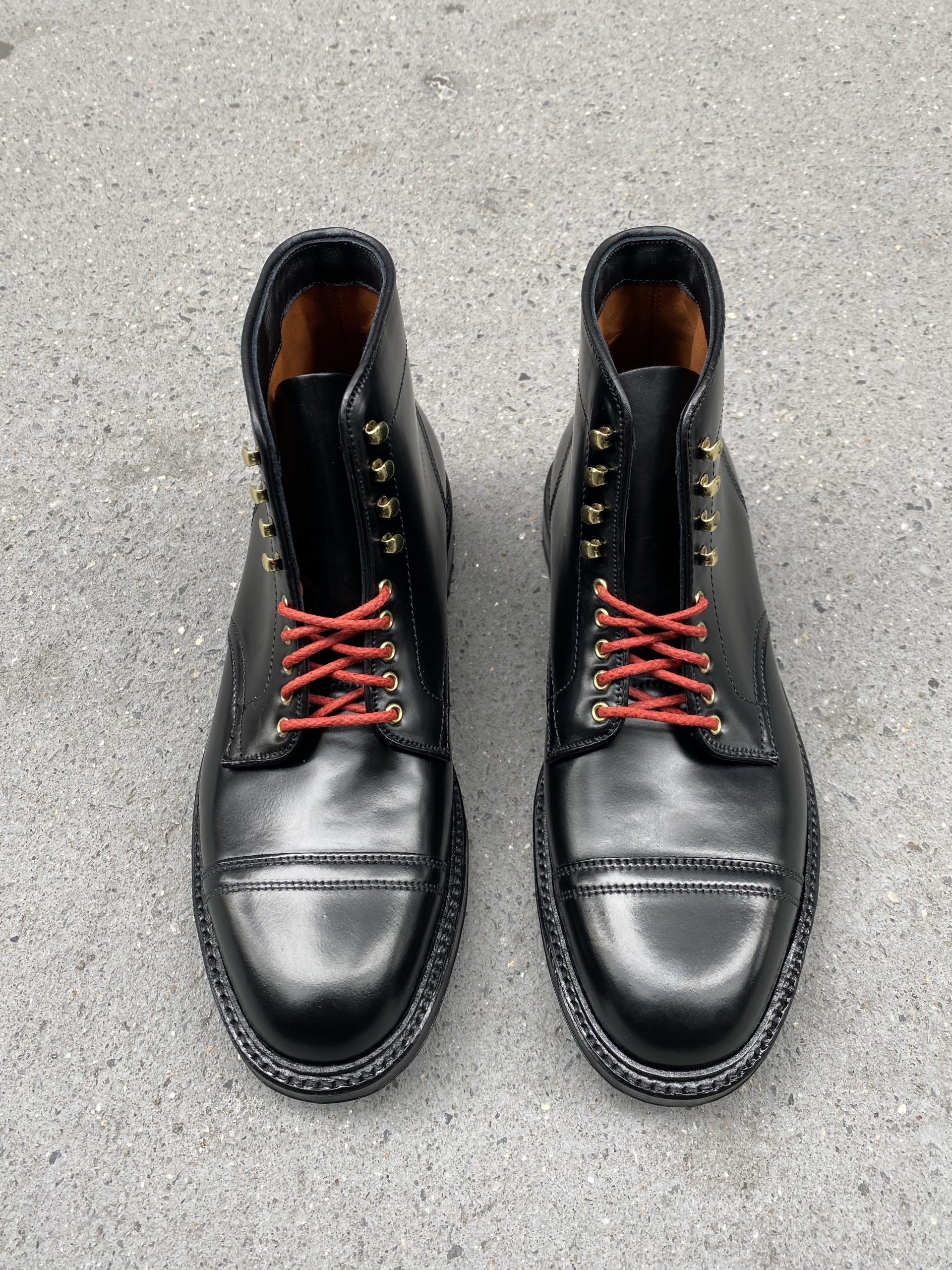 D9867HC- Stitchup 2/2 Boot in Black Shell Cordovan - Image 6