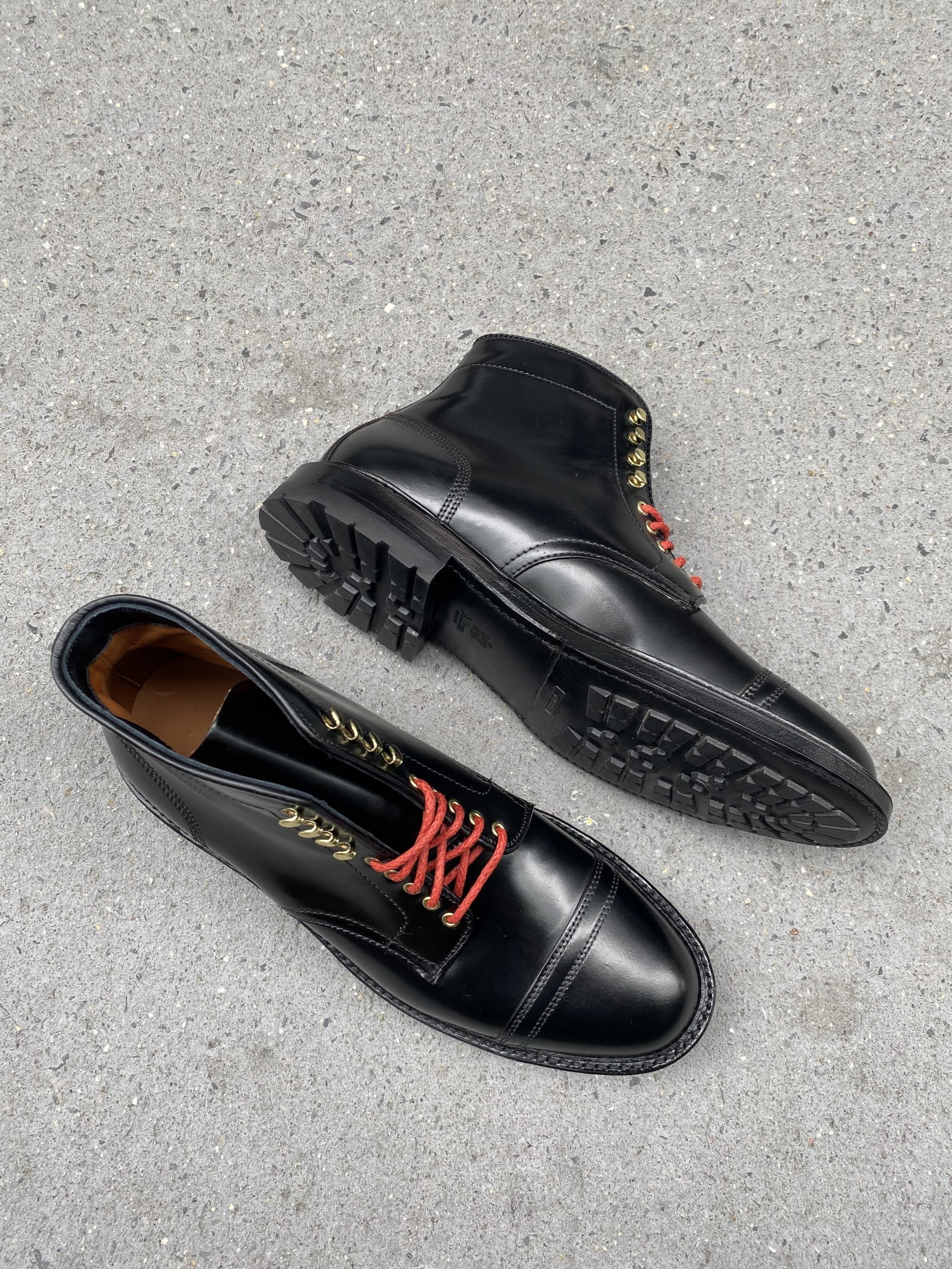 D9867HC- Stitchup 2/2 Boot in Black Shell Cordovan - Image 8