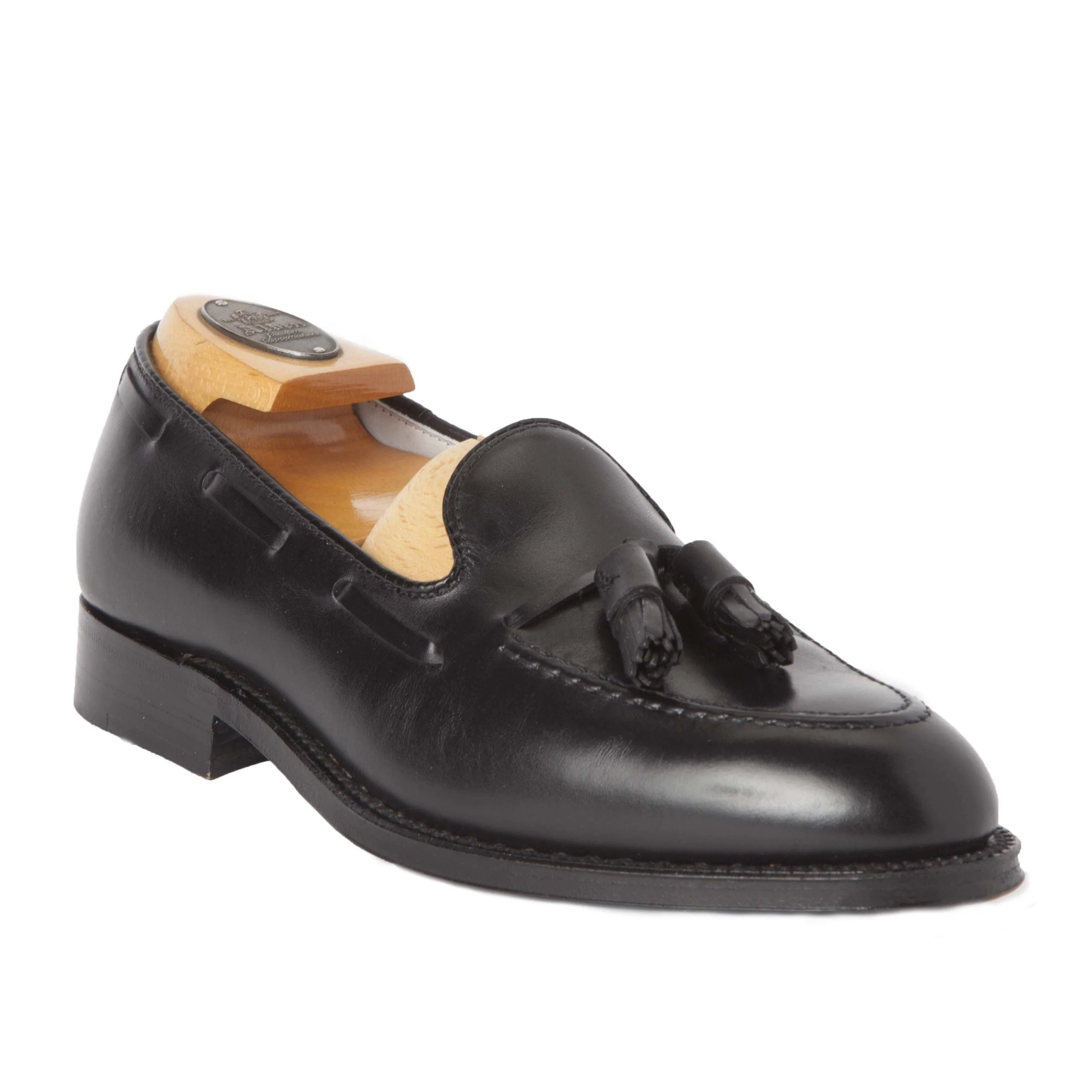 660 - Tassel Loafer in Black Calfksin - Image 3
