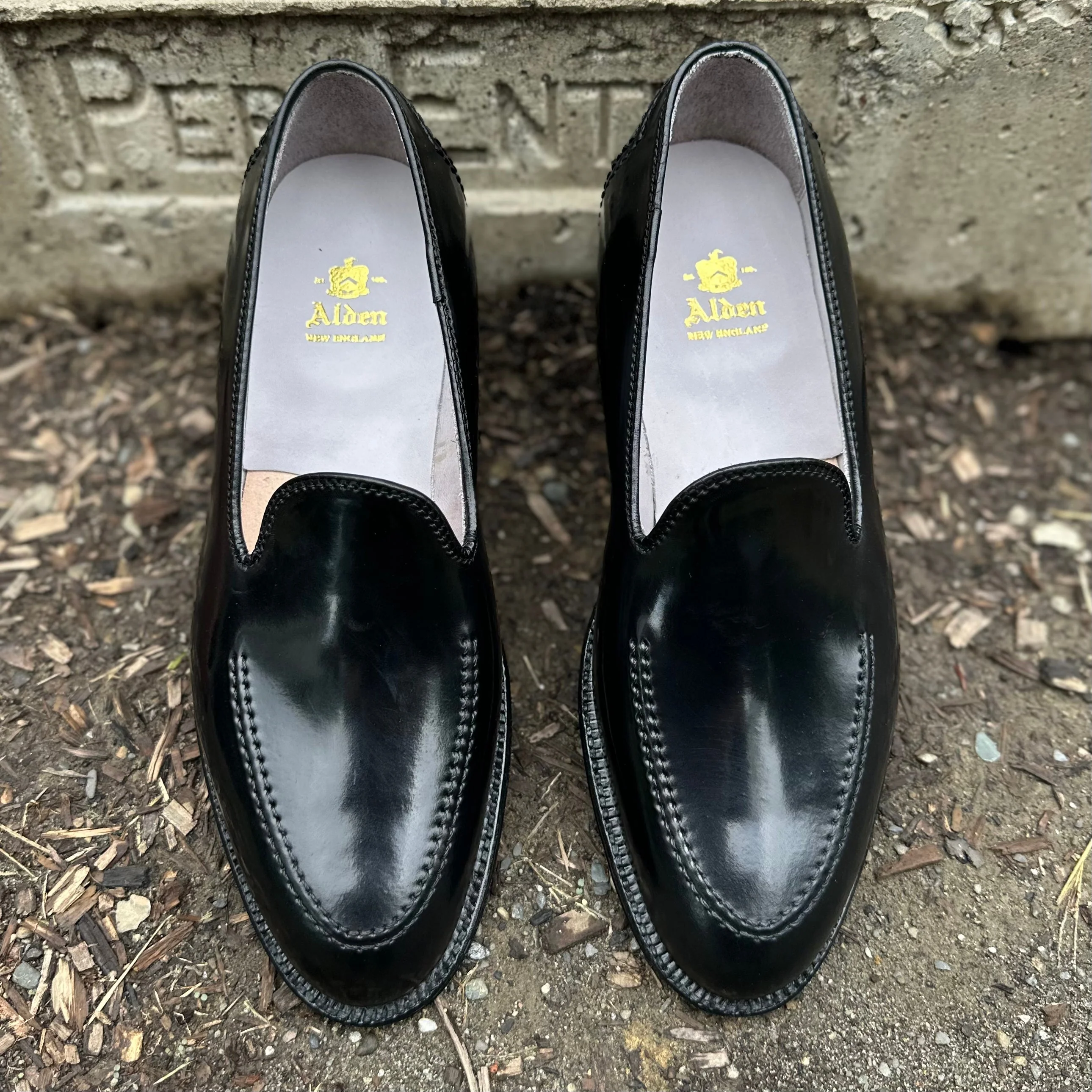 D2117 - Vanderbilt Slip On in Black Shell Cordovan - Image 4