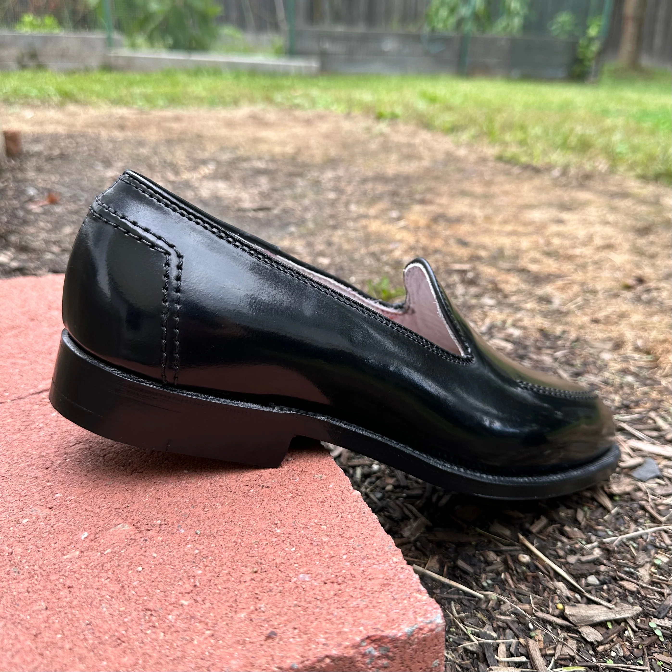 D2117 - Vanderbilt Slip On in Black Shell Cordovan - Image 5