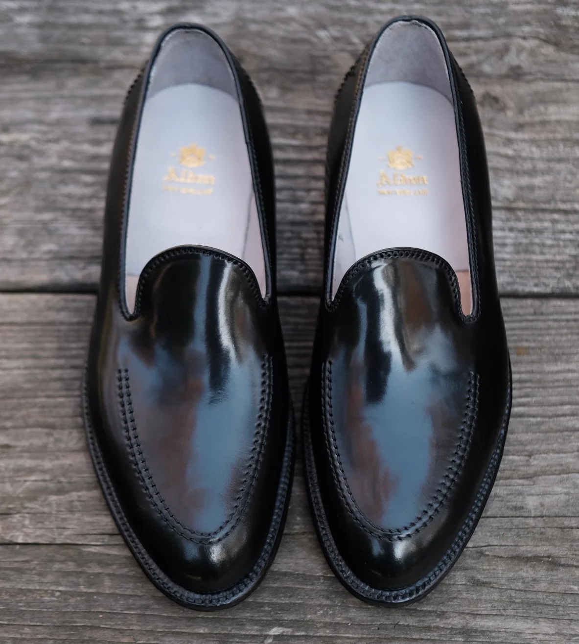 D2117 - Vanderbilt Slip On in Black Shell Cordovan - Image 7