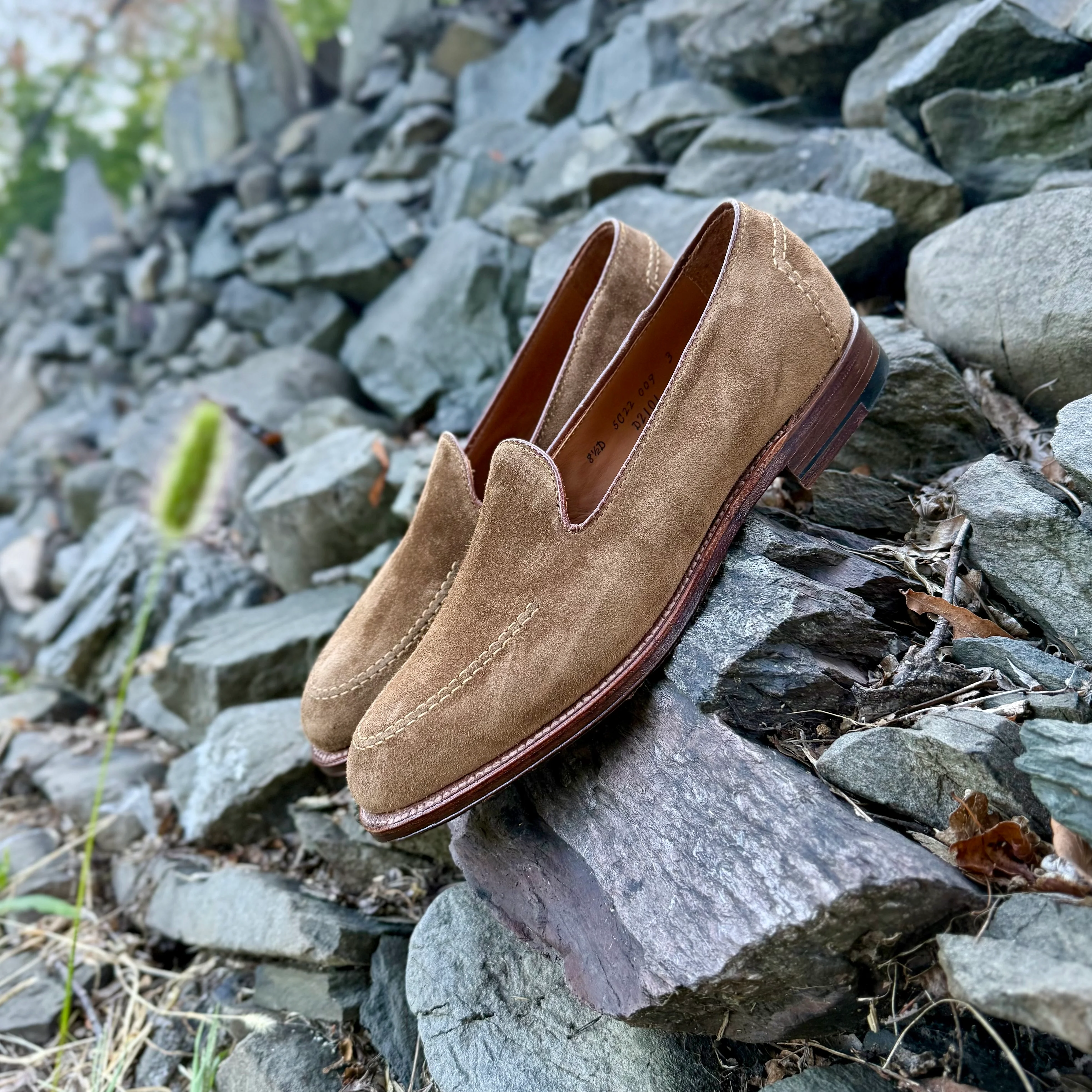 D2101 - Vanderbilt Slip On in Snuff Suede - Image 5