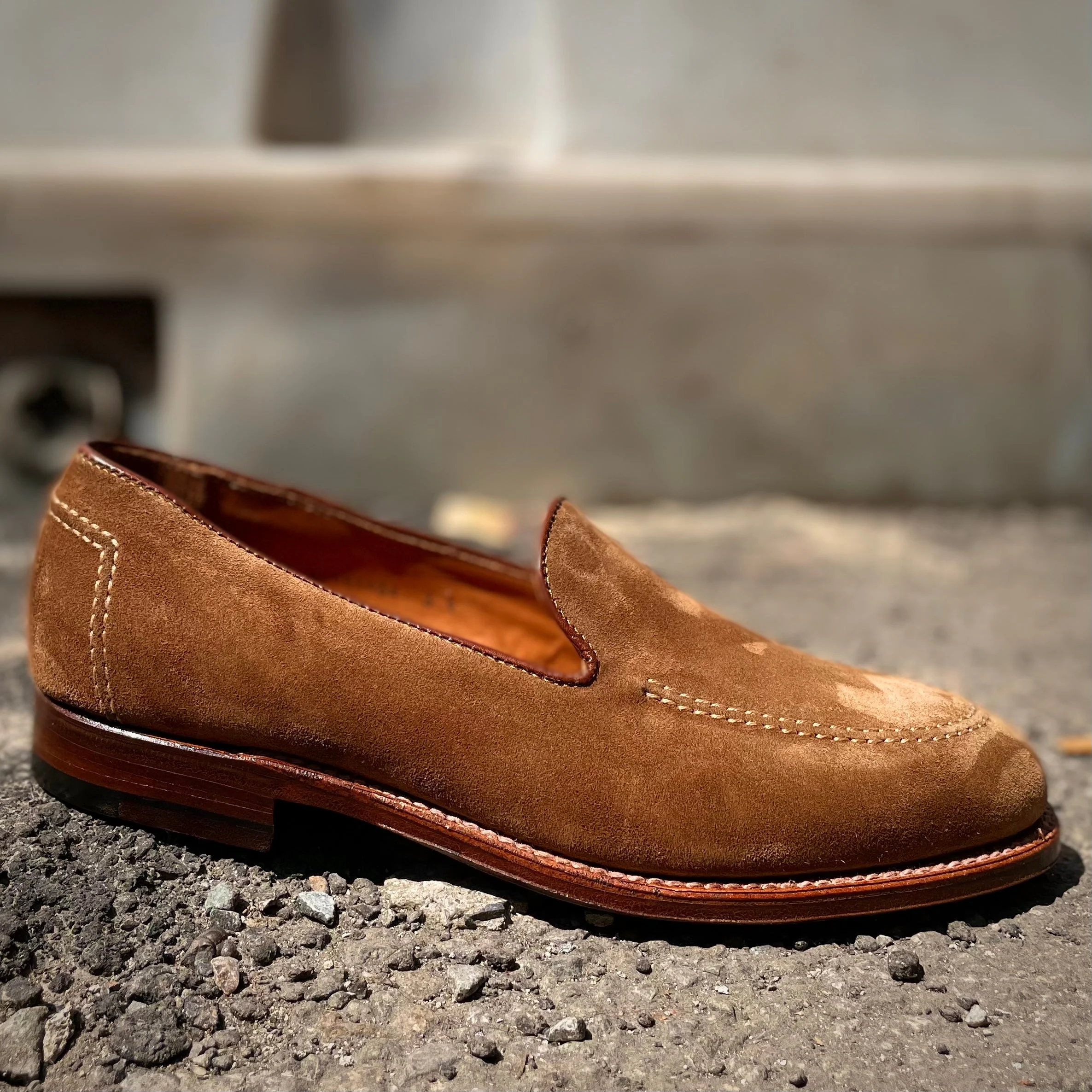 D2101 - Vanderbilt Slip On in Snuff Suede - Image 8